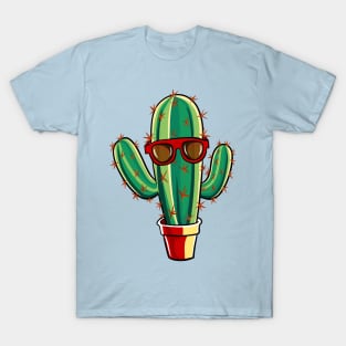 Cute Cactus with Sunglasses T-Shirt